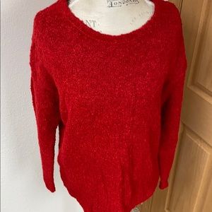 💥3/$15 GUC. Fuzzy red sweater